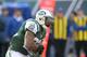 EAST RUTHERFORD, NJ - NOVEMBER 13: Running Back Matt Forte #22 of the New York Jets has a long gain against the Los Angeles Rams at MetLife Stadium on November 13, 2016 in East Rutherford, New Jersey. (Photo by Al Pereira/Getty Images)