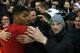 Marcus Rashford in the crowd, handing his shirt to a fan after United's 2-0 win at the Hawthorns.