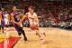 MIAMI, FL - MARCH 4: Goran Dragic #7 of the Miami Heat drives to the basket after the game Jordan Clarkson #6 of the Los Angeles Lakers on March 4, 2015 at American Airlines Arena in Miami, Florida. NOTE TO USER: User expressly acknowledges and agrees that, by downloading and or using this Photograph, user is consenting to the terms and conditions of the Getty Images License Agreement. Mandatory Copyright Notice: Copyright 2015 NBAE (Photo by Issac Baldizon/NBAE via Getty Images)