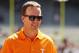 COLLEGE STATION, TX - OCTOBER 08: Former Tennessee Volunteers quarterback Peyton Manning walks across the field prior to the start of their game against the Texas A&M Aggies at Kyle Field on October 8, 2016 in College Station, Texas. (Photo by Scott Halleran/Getty Images)