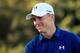 LAHAINA, HI - JANUARY 08: Jordan Spieth of the United States prepares to play from the first tee during the final round of the SBS Tournament of Champions at the Plantation Course at Kapalua Golf Club on January 8, 2017 in Lahaina, Hawaii. (Photo by Cliff Hawkins/Getty Images)