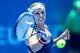 SYDNEY, AUSTRALIA - JANUARY 09: Dominika Cibulkova of Slovakia plays a forehand shot in her first round match against Laura Siegemund of Germany during day two of the 2017 Sydney International at Sydney Olympic Park Tennis Centre on January 9, 2017 in Sydney, Australia. (Photo by Brett Hemmings/Getty Images)