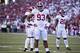 FAYETTEVILLE, AR - OCTOBER 8: Jonathan Allen #93 of the Alabama Crimson Tide on the field during a game against the Arkansas Razorbacks at Razorback Stadium on October 8, 2016 in Fayetteville, Arkansas. The Crimson Tide defeated the Razorbacks 49-30. (Photo by Wesley Hitt/Getty Images)