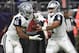 MINNEAPOLIS, MN - DECEMBER 1: Dak Prescott #4 of the Dallas Cowboys hands the ball off to Ezekiel Elliott #21in the first half of the game agains the Minnesota Vikings on December 1, 2016 at US Bank Stadium in Minneapolis, Minnesota. (Photo by Hannah Foslien/Getty Images)
