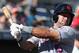 PEORIA, AZ - OCTOBER 13: Tim Tebow #15 (New York Mets) of the Scottsdale Scorpions warms up on deck during the Arizona Fall League game against the Peoria Javelinas at Peoria Stadium on October 13, 2016 in Peoria, Arizona. (Photo by Christian Petersen/Getty Images)
