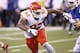 INDIANAPOLIS, IN - OCTOBER 30: Dontari Poe #92 of the Kansas City Chiefs in action against the Indianapolis Colts during the game at Lucas Oil Stadium on October 30, 2016 in Indianapolis, Indiana. The Chiefs defeated the Colts 30-14. (Photo by Joe Robbins/Getty Images)