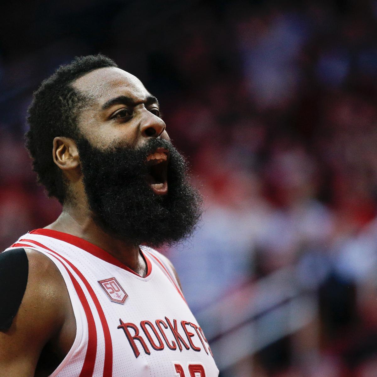 James Harden Drains Step-Back 3, Shimmies to Celebrate | Bleacher Report | Latest News ...