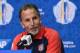 TORONTO, ON - SEPTEMBER 15: Team USA head coach John Tortorella answers questions during Media day at the World Cup of Hockey 2016 at Air Canada Centre on September 15, 2016 in Toronto, Ontario, Canada. (Photo by Minas Panagiotakis/Getty Images)