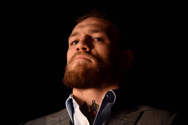BELFAST, NORTHERN IRELAND - NOVEMBER 19: UFC lightweight and featherweight champion Conor McGregor attends the UFC Fight Night at the SSE Arena on November 19, 2016 in Belfast, Northern Ireland. (Photo by Brandon Magnus/Zuffa LLC/Zuffa LLC via Getty Images)