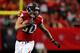 ATLANTA, GA - NOVEMBER 27: Levine Toilolo #80 of the Atlanta Falcons runs after a catch during the second half against the Arizona Cardinals at the Georgia Dome on November 27, 2016 in Atlanta, Georgia. (Photo by Kevin C. Cox/Getty Images)