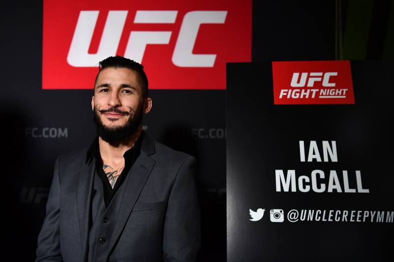 BELFAST, IRELAND - NOVEMBER 17: Ian McCall of the United States poses for a picture during the UFC Fight Night Ultimate Media Day at the SSE Arena on November 17, 2016 in Belfast, Ireland. (Photo by Brandon Magnus/Zuffa LLC/Zuffa LLC via Getty Images)