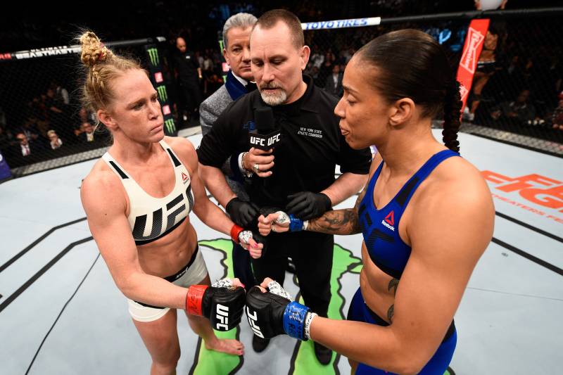 Holm had a chance to win her second UFC title, but instead lost her third straight match.