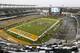 WACO, TX - OCTOBER 24: The swollen Brazos River runs just behind the playing field before the Iowa State Cyclones take on the Baylor Bears at McLane Stadium on October 24, 2015 in Waco, Texas. (Photo by Ron Jenkins/Getty Images)