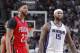 SACRAMENTO, CA - NOVEMBER 8: Anthony Davis #23 of the New Orleans Pelicans faces off against DeMarcus Cousins #15 of the Sacramento Kings on November 8, 2016 at Golden 1 Center in Sacramento, California. NOTE TO USER: User expressly acknowledges and agrees that, by downloading and or using this photograph, User is consenting to the terms and conditions of the Getty Images Agreement. Mandatory Copyright Notice: Copyright 2016 NBAE (Photo by Rocky Widner/NBAE via Getty Images)