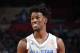 NEW ORLEANS, LA - FEBRUARY 19: Jimmy Butler #21 of the Eastern Conference All-Star Team smiles during the game against the Western Conference All-Star Team during the NBA All-Star Game as part of the 2017 NBA All Star Weekend on February 19, 2017 at the Smoothie King Center in New Orleans, Louisiana. NOTE TO USER: User expressly acknowledges and agrees that, by downloading and or using this Photograph, user is consenting to the terms and conditions of the Getty Images License Agreement. Mandatory Copyright Notice: Copyright 2017 NBAE (Photo by Andrew D. Bernstein/NBAE via Getty Images)
