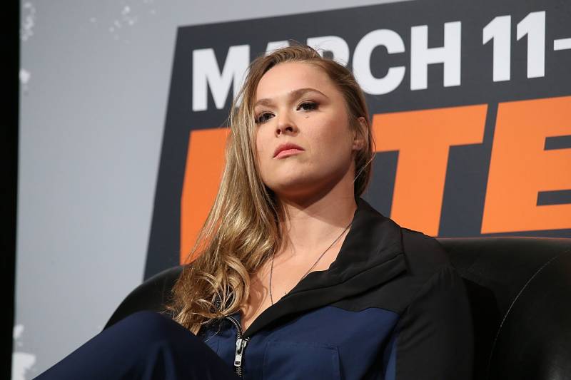 AUSTIN, TX - MARCH 13: Ronda Rousey attends SXSports at the SXSW Film-Interactive-Music festival at Austin Convention Center on March 13, 2016 in Austin, Texas. (Photo by Gary Miller/Getty Images)
