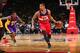 WASHINGTON, DC - FEBRUARY 2: Trey Burke #33 of the Washington Wizards drives to the basket against the Los Angeles Lakers during the game on February 2, 2017 at Verizon Center in Washington, DC. NOTE TO USER: User expressly acknowledges and agrees that, by downloading and or using this Photograph, user is consenting to the terms and conditions of the Getty Images License Agreement. Mandatory Copyright Notice: Copyright 2017 NBAE (Photo by Ned Dishman/NBAE via Getty Images)