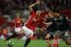 Manchester United's Swedish striker Zlatan Ibrahimovic (L) vies with Southampton's Northern Irish midfielder Steven Davis and Southampton's Dutch defender Virgil van Dijk (R) during the English Premier League football match between Manchester United and Southampton at Old Trafford in Manchester, north west England, on August 19, 2016. / AFP / Oli SCARFF / RESTRICTED TO EDITORIAL USE. No use with unauthorized audio, video, data, fixture lists, club/league logos or 'live' services. Online in-match use limited to 75 images, no video emulation. No use in betting, games or single club/league/player publications. / (Photo credit should read OLI SCARFF/AFP/Getty Images)