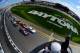 DAYTONA BEACH, FL - FEBRUARY 19: Brad Keselowski, driver of the #2 SKF Ford, and Denny Hamlin, driver of the #11 FedEx Express Toyota, lead the field past the green flag to start the weather delayed Monster Energy NASCAR Cup Series Advance Auto Parts Clash at Daytona International Speedway on February 19, 2017 in Daytona Beach, Florida. (Photo by Jared C. Tilton/Getty Images)