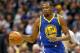 DENVER, CO - FEBRUARY 13: Kevin Durant #35 of the Golden State Warriors brings the ball down court against the Denver Nuggets at the Pepsi Center on February 13, 2017 in Denver, Colorado. NOTE TO USER: User expressly acknowledges and agrees that , by downloading and or using this photograph, User is consenting to the terms and conditions of the Getty Images License Agreement. (Photo by Matthew Stockman/Getty Images)