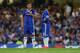LONDON, ENGLAND - AUGUST 15: Eden Hazard of Chelsea talks to Ngolo Kante of Chelsea during the Premier League match between Chelsea and West Ham United at Stamford Bridge on August 15, 2016 in London, England. (Photo by Catherine Ivill - AMA/Getty Images)