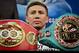 Middleweight champion Gennady Golovkin, from Kazakhstan, sits behind two of his four championship belts, during a boxing press conference, Tuesday, Jan. 10, 2017, at Madison Square Garden in New York. Golovkin will put his belts on the line against challenger Daniel Jacobs on Saturday, March 18 at Madison Square Garden. (AP Photo/Bebeto Matthews)