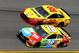 DAYTONA BEACH, FL - FEBRUARY 19: Kyle Busch, driver of the #18 M&M's Toyota, races Joey Logano, driver of the #22 Shell Pennzoil Ford, during the weather delayed Monster Energy NASCAR Cup Series Advance Auto Parts Clash at Daytona International Speedway on February 19, 2017 in Daytona Beach, Florida. (Photo by Jerry Markland/Getty Images)