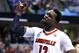 INDIANAPOLIS, IN - MARCH 17: Mangok Mathiang #12 of the Louisville Cardinals reacts against the Jacksonville State Gamecocks during the first round of the 2017 NCAA Men's Basketball Tournament at Bankers Life Fieldhouse on March 17, 2017 in Indianapolis, Indiana. (Photo by Joe Robbins/Getty Images)