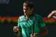 INDIAN WELLS, CA - MARCH 19: Roger Federer of Switzerland celebrates winning the first set against Stanislas Wawrinka of Switzerland in the mens final during day fourteen of the BNP Paribas Open at Indian Wells Tennis Garden on March 19, 2017 in Indian Wells, California. (Photo by Clive Brunskill/Getty Images)