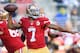 SANTA CLARA, CA - JANUARY 01: Colin Kaepernick #7 of the San Francisco 49ers drops back to pass against the Seattle Seahawks during the second quarter of their NFL football game at Levi's Stadium on January 1, 2017 in Santa Clara, California. (Photo by Thearon W. Henderson/Getty Images)
