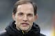 Dortmund's head coach Thomas Tuchel speaks during a TV interview prior to the German Bundesliga soccer match between Hertha BSC Berlin and Borussia Dortmund in Berlin, Germany, Saturday, March 11, 2017. Berlin defeated Dortmund by 2-1. (AP Photo/Michael Sohn)