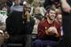CLEVELAND, OHIO - APRIL 13: Kevin Love #0 of the Cleveland Cavaliers and LeBron James #23 watch from the bench during the game against the Detroit Pistons at Quicken Loans Arena on April 13, 2016 in Cleveland, Ohio. The Pistons defeated Cleveland 112-110 in overtime. NOTE TO USER: User expressly acknowledges and agrees that, by downloading and or using this photograph, User is consenting to the terms and conditions of the Getty Images License Agreement. (Photo by David Maxwell/Getty Images)