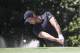 Jason Day, of Australia, hits out of a bunker onto the first green during the third round of the Arnold Palmer Invitational golf tournament in Orlando, Fla., Saturday, March 18, 2017. (AP Photo/Phelan M. Ebenhack)
