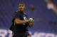 UCLA defensive back Fabian Moreau runs a drill at the NFL football scouting combine in Indianapolis, Monday, March 6, 2017. (AP Photo/Michael Conroy)