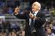 GREENVILLE, NC - JANUARY 13: Head coach Larry Brown of the SMU Mustangs directs his team against the East Carolina Pirates at Williams Arena at Minges Coliseum on January 13, 2016 in Greenville, North Carolina. (Photo by Lance King/Getty Images)