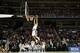 SAN JOSE, CA - MARCH 25: Josh Perkins #13 of the Gonzaga Bulldogs drives for a dunk as a court attendent celans in the second half against the Xavier Musketeers during the 2017 NCAA Men's Basketball Tournament West Regional at SAP Center on March 25, 2017 in San Jose, California. (Photo by Sean M. Haffey/Getty Images)