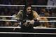 MIAMI, FL- SEPTEMBER 01: Roman Reigns looks on during the WWE Smackdown on September 1, 2015 at the American Airlines Arena in Miami, Florida. (Photo by Ron ElkmanSports Imagery/Getty Images)