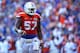 GAINESVILLE, FL - NOVEMBER 07: Caleb Brantley #57 of the Florida Gators looks on during the game against the Vanderbilt Commodores at Ben Hill Griffin Stadium on November 7, 2015 in Gainesville, Florida. (Photo by Rob Foldy/Getty Images)