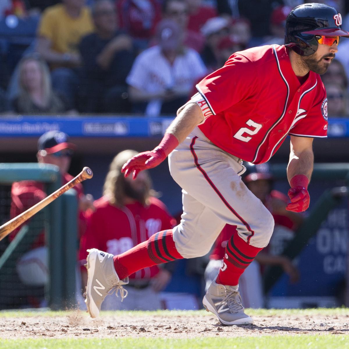 Adam Eaton's Leg Injury Diagnosed as Knee Strain, Placed on 10-Day DL - Bleacher Report
