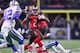 ARLINGTON, TX - DECEMBER 18: Doug Martin #22 of the Tampa Bay Buccaneers carries the ball during the first half against the Dallas Cowboys at AT&T Stadium on December 18, 2016 in Arlington, Texas. (Photo by Tom Pennington/Getty Images)