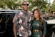 TORONTO, ON - SEPTEMBER 06: Basketball player Carmelo Anthony (L) and wife La La Anthony arrive at the '12 Years A Slave' premiere during the 2013 Toronto International Film Festival at the Princess of Wales Theatre on September 6, 2013 in Toronto, Canada. (Photo by Jason Merritt/Getty Images)