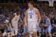 DURHAM, NC - FEBRUARY 09: Grayson Allen #3 of the Duke Blue Devils reacts during their game against the North Carolina Tar Heels at Cameron Indoor Stadium on February 9, 2017 in Durham, North Carolina. (Photo by Lance King/Getty Images)
