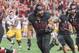 SANTA CLARA, CA - DECEMBER 5: Solomon Thomas #90 of the Stanford Cardinal runs back a fumble during the Pac-12 Championship Game against the USC Trojans played on December 5, 2015 at Levi's Stadium in Santa Clara, California. (Photo by David Madison/Getty Images)