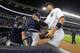 NEW YORK, NY - APRIL 19: Aaron Judge #99 of the New York Yankees is congratulated by Luis Severino #40 during a game against the Chicago White Sox at Yankee Stadium on April 19, 2017 in New York City. (Photo by Rich Schultz/Getty Images)