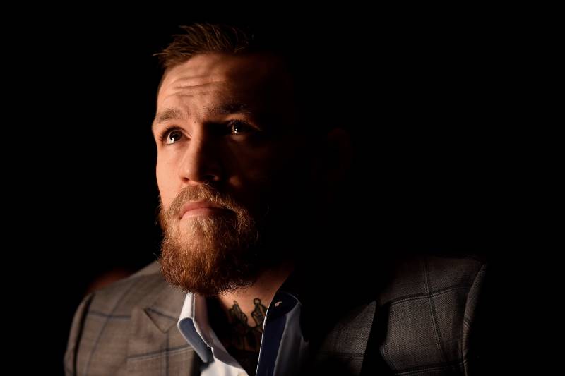 BELFAST, NORTHERN IRELAND - NOVEMBER 19: UFC lightweight and featherweight champion Conor McGregor attends the UFC Fight Night at the SSE Arena on November 19, 2016 in Belfast, Northern Ireland. (Photo by Brandon Magnus/Zuffa LLC/Zuffa LLC via Getty Images)