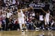 WASHINGTON, DC - APRIL 16: Kelly Oubre Jr. #12 of the Washington Wizards celebrates after hitting a three pointer against the Atlanta Hawks in the second half of Game One of the Eastern Conference Quarterfinals during the 2017 NBA Playoffs at Verizon Center on April 16, 2017 in Washington, DC. NOTE TO USER: User expressly acknowledges and agrees that, by downloading and or using this photograph, User is consenting to the terms and conditions of the Getty Images License Agreement. (Photo by Rob Carr/Getty Images)