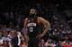 SAN ANTONIO, TX - MAY 01: James Harden #13 of the Houston Rockets in the second quarter of play against the San Antonio Spurs during Game One of the NBA Western Conference Semi-Finals at AT&T Center on May 1, 2017 in San Antonio, Texas. NOTE TO USER: User expressly acknowledges and agrees that, by downloading and or using this photograph, User is consenting to the terms and conditions of the Getty Images License Agreement. (Photo by Ronald Martinez/Getty Images)