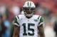 SANTA CLARA, CA - DECEMBER 11: Brandon Marshall #15 of the New York Jets looks on during pregame warm ups prior to playing the San Francisco 49ers in an NFL football game at Levi's Stadium on December 11, 2016 in Santa Clara, California. (Photo by Thearon W. Henderson/Getty Images)