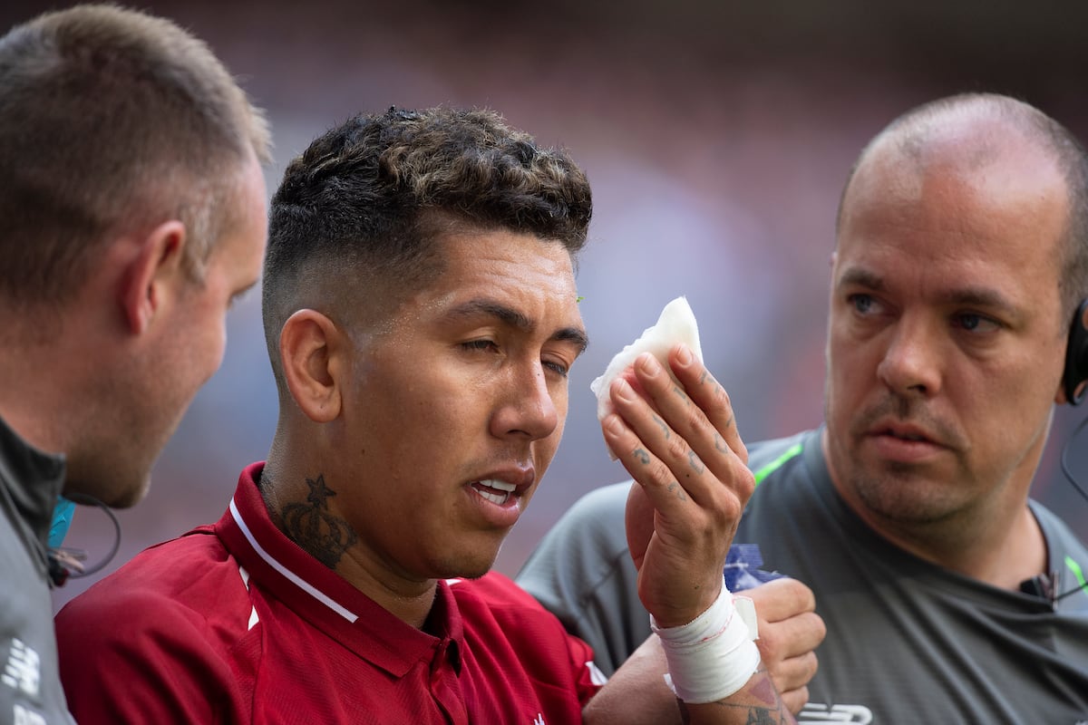 Roberto Firmino Suffers Eye Injury vs. Tottenham After Clash with Jan Vertonghen