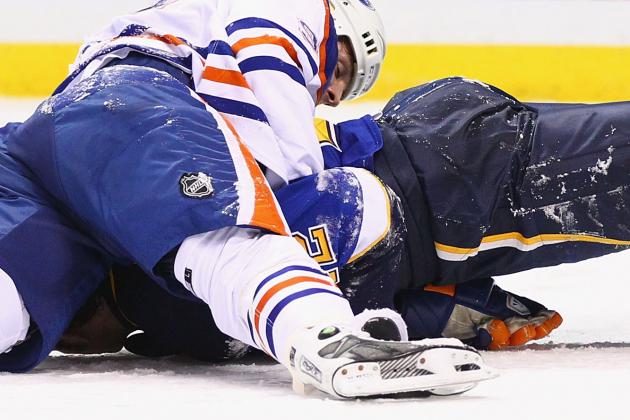 25 Biggest Hits of the First Half of the NHL Season (video)